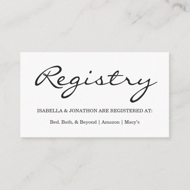 Kort för gifts-registerhölje (Framsida)