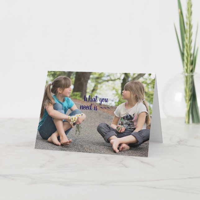 KORT FÖR GIRL-UPPMUNTRAN (Framsida)