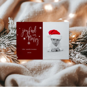 Kort för Glatt skript och God jul