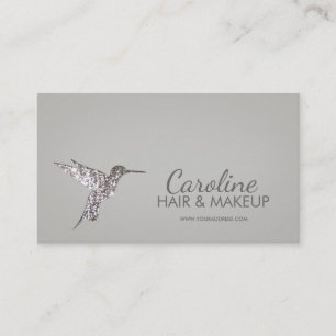 Kort för glitterHummingbirdhår & MakeupMinimalis