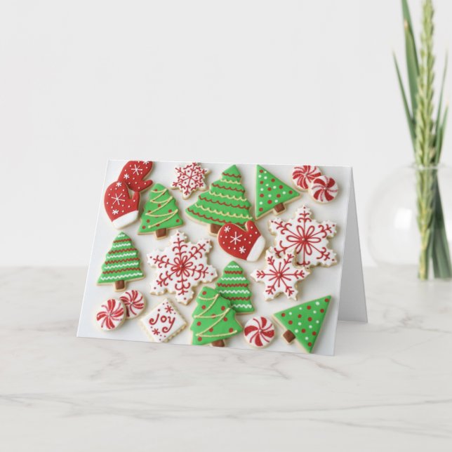 Kort för god julkakahälsning (Framsida)