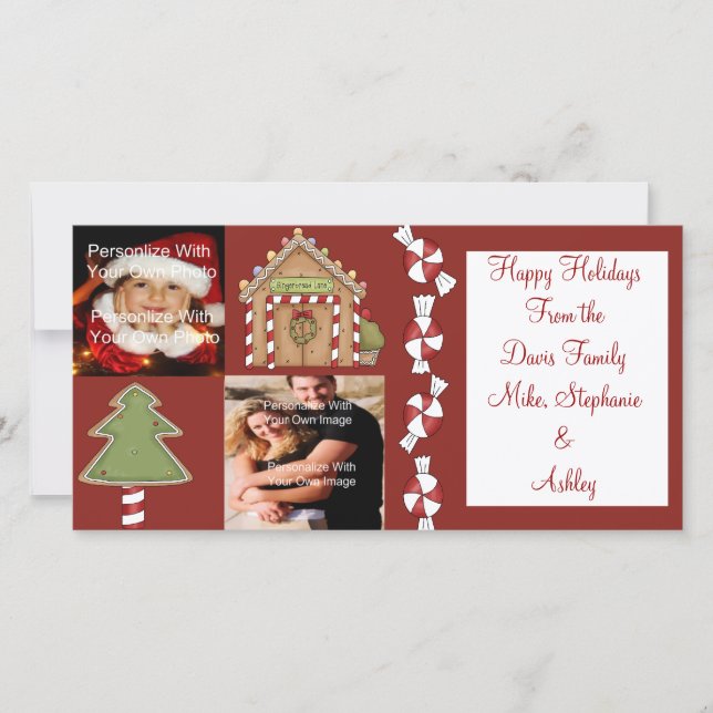 Kort för godislandfoto (Framsida)