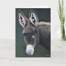 Kort för godkännande av djurart av donkey