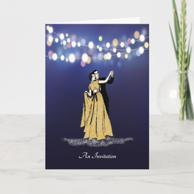 Kort för Golden-årsfirandet i Party (Framsida)