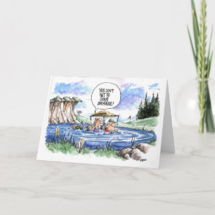 Kort för Golftecknadhälsning: Dåligachaufför