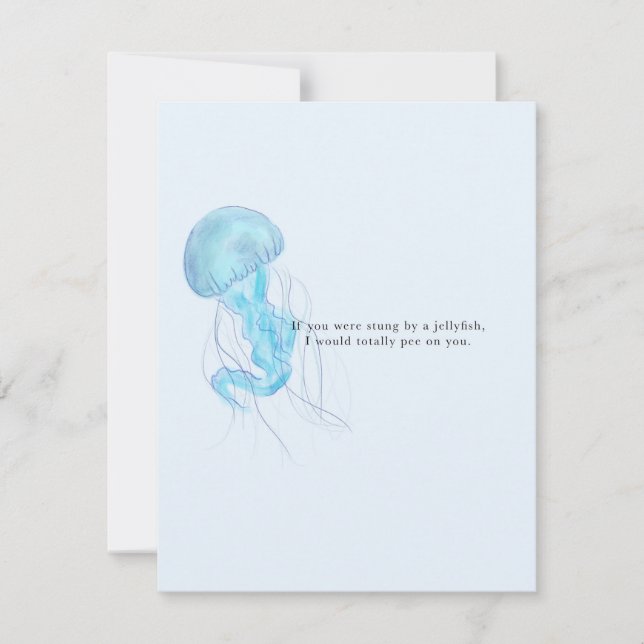 Kort för gräddning av jellyfisk (Framsida)