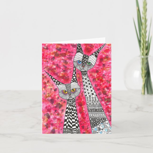 Kort för gräddning i Färg och i Cats (Framsida)