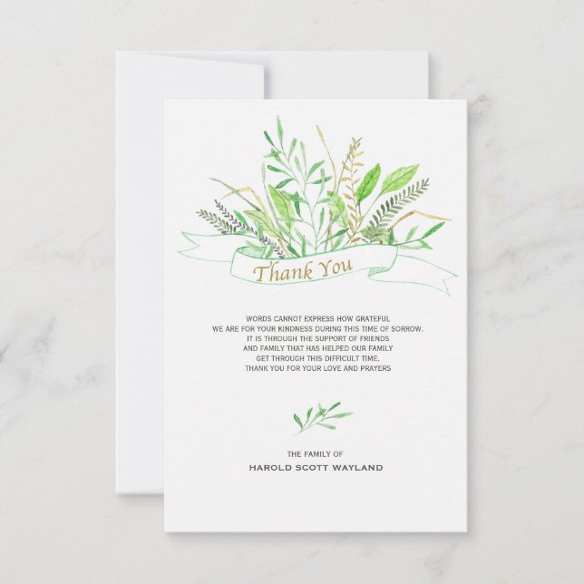 Kort för grässympatitack (Framsida)