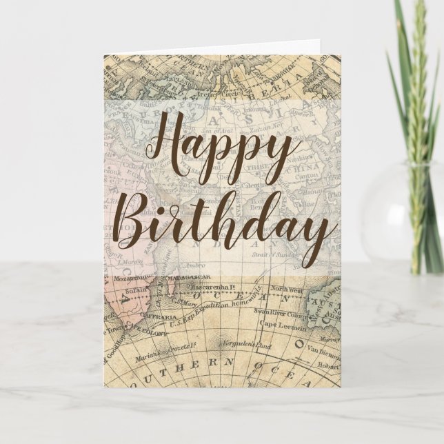 Kort för grattis på födelsedagen för (Framsida)