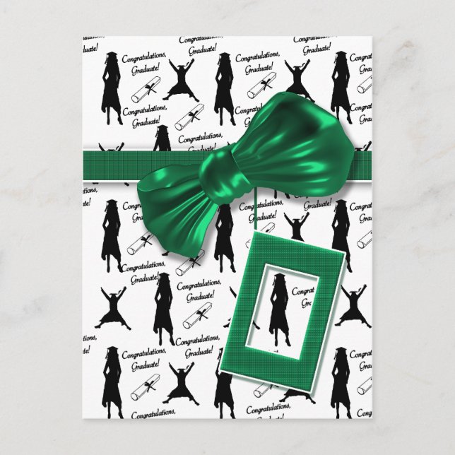 Kort för grattis student för kvinnor (Framsida)