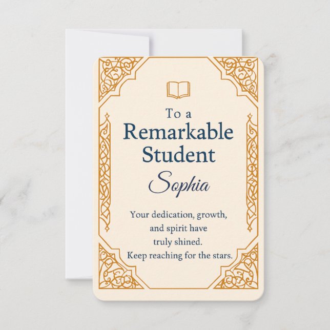 Kort för Grattisar av elegant för en anmärkningsvä (Framsida)