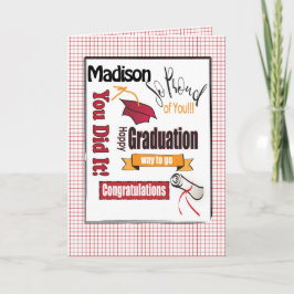 Kort för Grattisar i Studenten för att anpassa