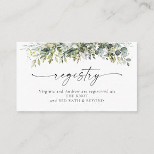 Kort för grey Herbal Registry-hölje
