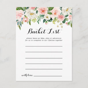 Kort för Grönten Foliage Bucket List Cards för enk