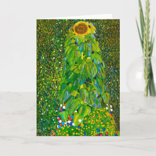 Kort för Gustav Klimt solroshälsning