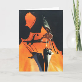 Kort för hägringvioloncellhälsning