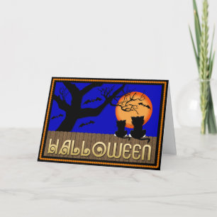 Kort för Halloween andehälsning