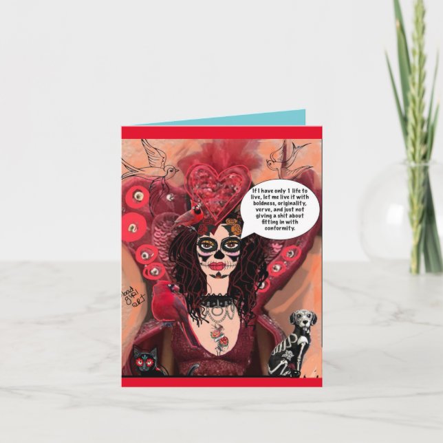 Kort för hälsning (Framsida)