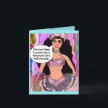 Kort för hälsning<br><div class="desc">Badgirlart</div>