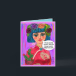 Kort för hälsning<br><div class="desc">Badgirlart</div>