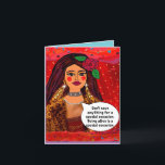 Kort för hälsning<br><div class="desc">Badgirlart</div>