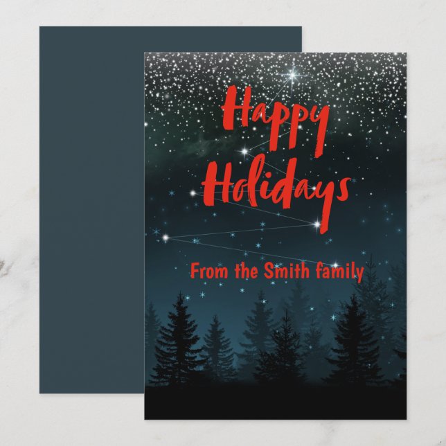 Kort för hälsning (Fram/baksida)