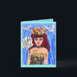 Kort för hälsning<br><div class="desc">Badgirlart</div>