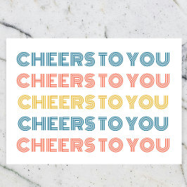 Kort för hälsning av affischer