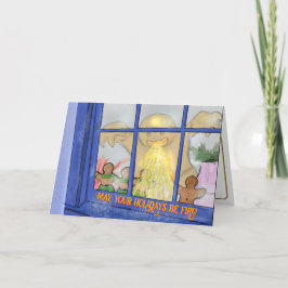 Kort för hälsning av argens Pepparkaksgubbe - Spic