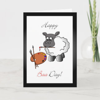 Kort för hälsning av artistfödelsedag