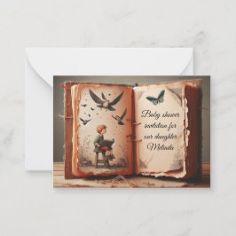 Kort för hälsning av babyskor