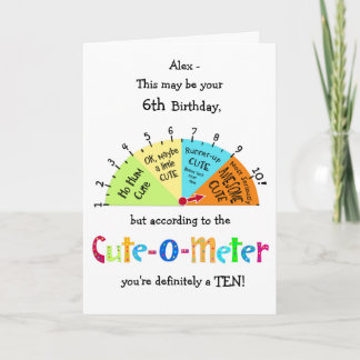 Kort för hälsning av barn i jute-O-meter, 6e