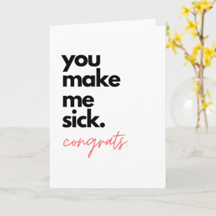 Kort för hälsning av bekanta Grattisar, Gratulerar