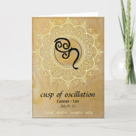 Kort för hälsning av cancer-Leo-grupper