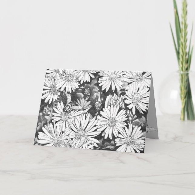 Kort för hälsning av jodrosa-Anpassningsbar för ho (Framsida)