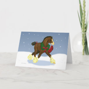 Kort för hälsning av julklapp