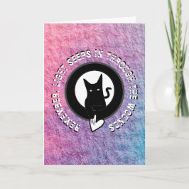 Kort för hälsning av Kärlek-katter av Poet Adiela 