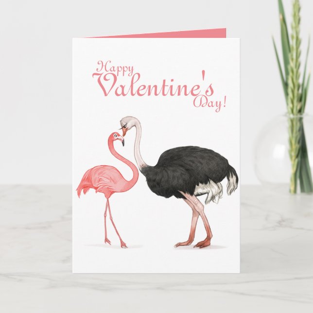Kort för hälsning av kärleksfåglar (Framsida)