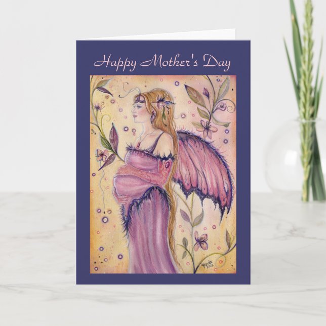 Kort för hälsning av mamma Mors dag efter Renee (Framsida)