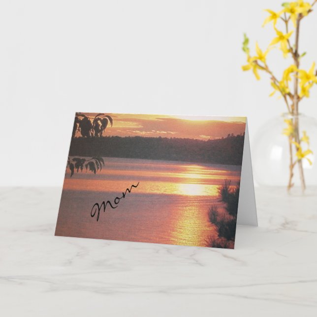 Kort för hälsning av Mamma oavsett Tillfälle (Gul blomma)