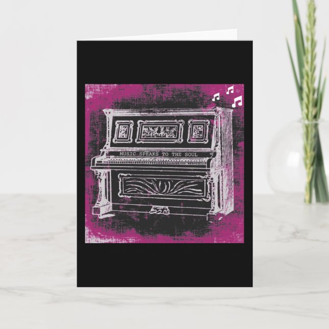 Kort för hälsning av musikhögtalare (Framsida)