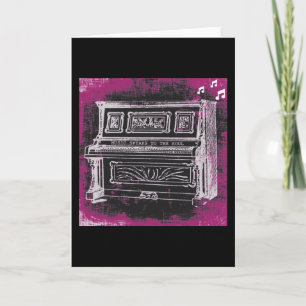 Kort för hälsning av musikhögtalare