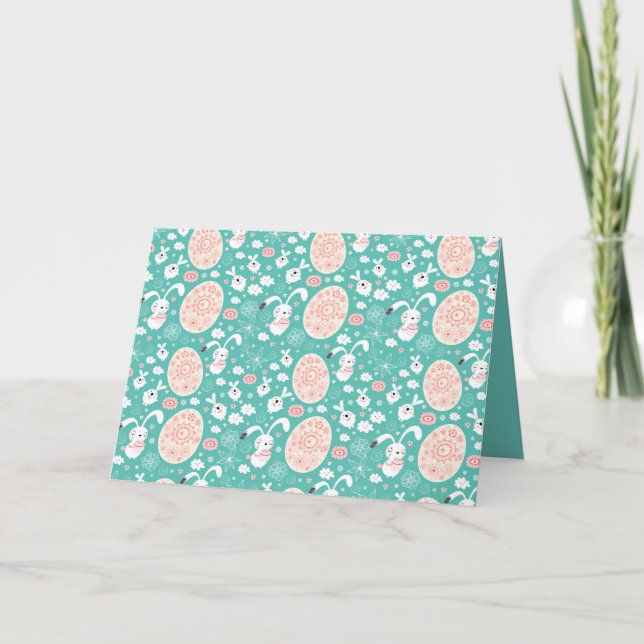 Kort för hälsning av påsk Parad (tomt) (Framsida)