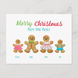 Kort för hälsning av personlig Gingerd-familjen