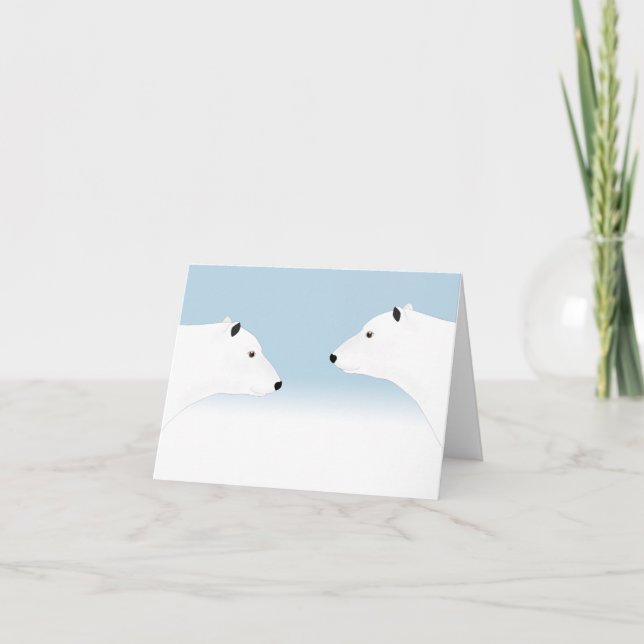 Kort för hälsning av polar (Framsida)