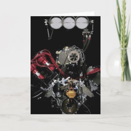 Kort för hälsning av redskapshuvud