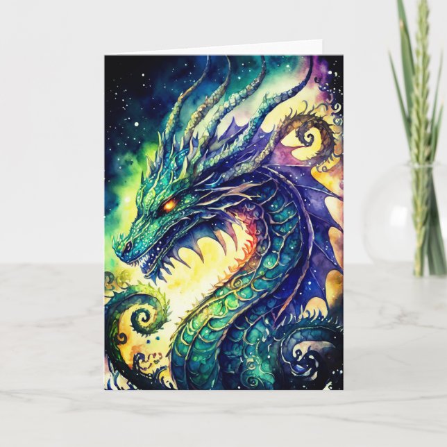 Kort för hälsning av Tillfällen Celtic Dragon (Framsida)