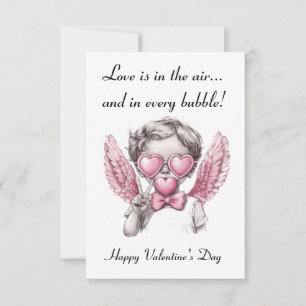 Kort för hälsning - Cupidas sötade Kärlek