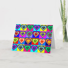 Kort för hälsning - färgstarka pekarbilder