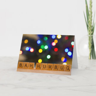 Kort för hälsning för Bah Humbugjul